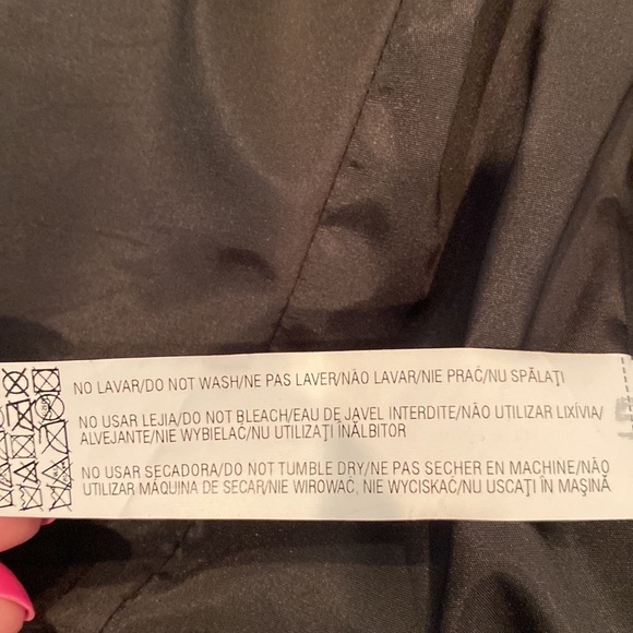 Zara Beautiful Black Zip Up Leather Jacket size Large, excellent condition - Picture 7 of 9